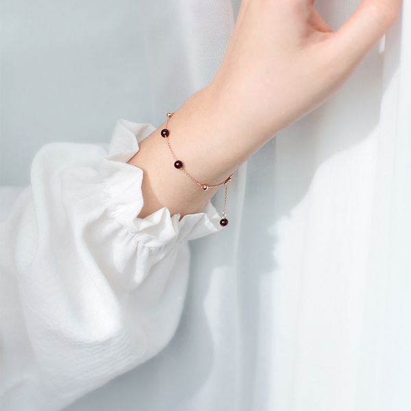 colusiwei natural garnet link chain bracelet for women 925 sterling silver sweet fine jewelry accessories gift 2019 new design q1201, Black
colusiwei natural garnet link chain bracelet for women 925 sterling silver sweet fine jewelry accessories gift 2019 new design q1201, Black