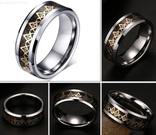 factorypiyngold rings 8mm masonic engagement tungsten steel laser engraving, Golden;silver
factorypiyngold rings 8mm masonic engagement tungsten steel laser engraving, Golden;silver