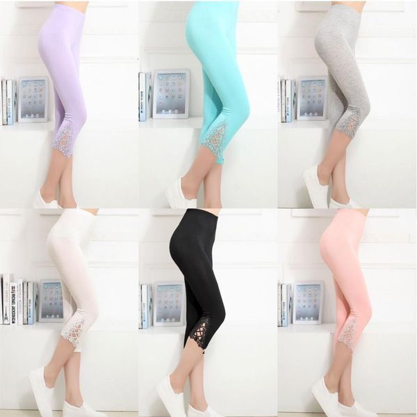 casual solid high waist crop leggings women 3/4 length short capri cropped lace summer modal pants trousers, Black;white
casual solid high waist crop leggings women 3/4 length short capri cropped lace summer modal pants trousers, Black;white