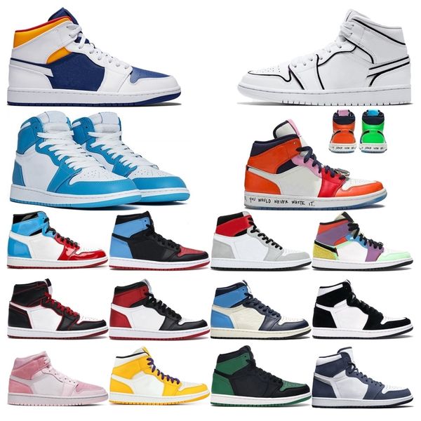 classic 1s jumpman basketball shoes for mens women iridescent reflective white unc laser orange 1 mens trainer sports sneakers size 36-46
classic 1s jumpman basketball shoes for mens women iridescent reflective white unc laser orange 1 mens trainer sports sneakers size 36-46
