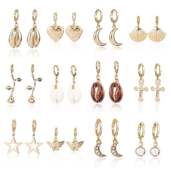 jouval vintage women summer drop earrings alloy shell cowrie stars heart shape floral printed bohemian elegant beach eardrop, Silver
jouval vintage women summer drop earrings alloy shell cowrie stars heart shape floral printed bohemian elegant beach eardrop, Silver