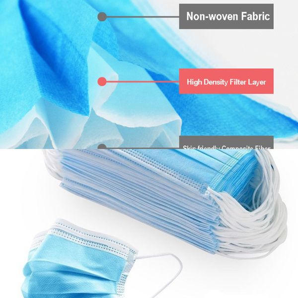 pcs/bag disposable face 50 3 anti-dust layers protective mask in stock dhl fast shippingoutlet7qbj 
pcs/bag disposable face 50 3 anti-dust layers protective mask in stock dhl fast shippingoutlet7qbj