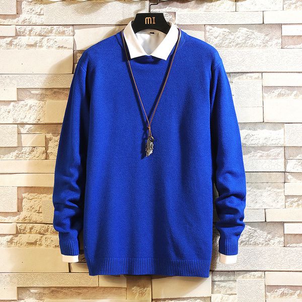 2020 new men's jerseys blue black red sleeves long autumn winter male jumper o-neck plus size oversize 5xl mk8g, White;black
2020 new men's jerseys blue black red sleeves long autumn winter male jumper o-neck plus size oversize 5xl mk8g, White;black