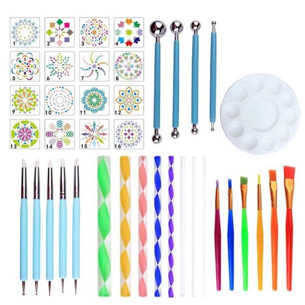 40pcs/set mandala dotting pen tools set for diy painting rock with stencil h05b gift sets
40pcs/set mandala dotting pen tools set for diy painting rock with stencil h05b gift sets