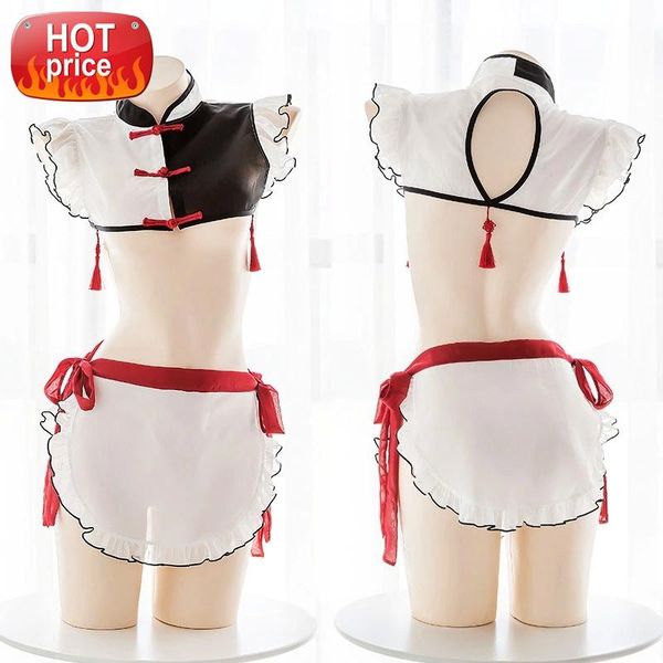 anime women cheongsam lingerie lolita girls black white pacthwork chinese maid camisoles set cosplay underwear set #xb31
anime women cheongsam lingerie lolita girls black white pacthwork chinese maid camisoles set cosplay underwear set #xb31