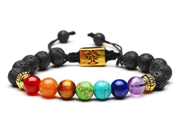 chakra yoga handmade 7 new tree of arrival life charm lava stones multicolor beads rope bracelet women men bracelets ban, Black
chakra yoga handmade 7 new tree of arrival life charm lava stones multicolor beads rope bracelet women men bracelets ban, Black