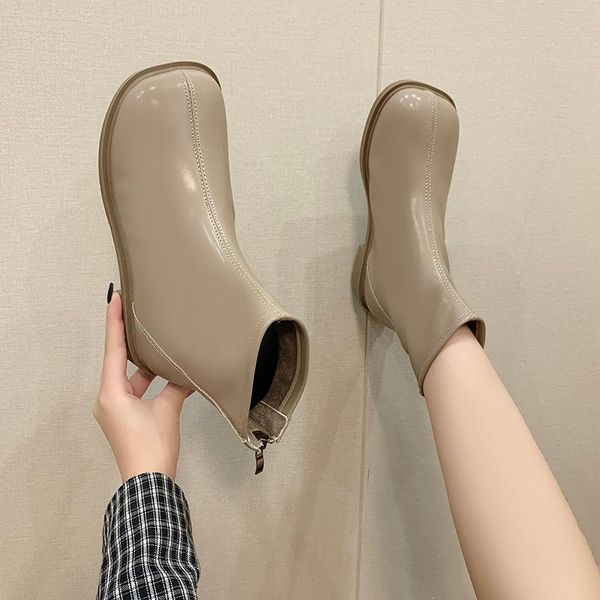 women's boots autumn shoes boots-women luxury designer round toe rock mid calf 2020 low fashion ladies leather mid-calf, Black
women's boots autumn shoes boots-women luxury designer round toe rock mid calf 2020 low fashion ladies leather mid-calf, Black