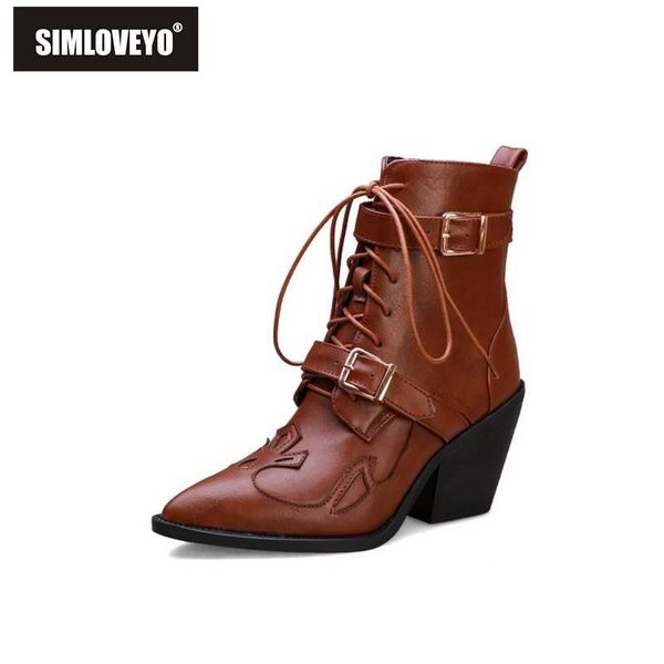 boots simloveyo women ankle pionted toe square thick heel pu lace-up bukel priting retro big size 33-48 black party autumn b1685
boots simloveyo women ankle pionted toe square thick heel pu lace-up bukel priting retro big size 33-48 black party autumn b1685