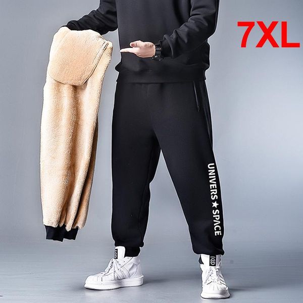 men's pants winter pant thicken sweatpants men warm fleece joggers fashion casual thick trousers male plus size 6xl 7xl hx580, Black
men's pants winter pant thicken sweatpants men warm fleece joggers fashion casual thick trousers male plus size 6xl 7xl hx580, Black