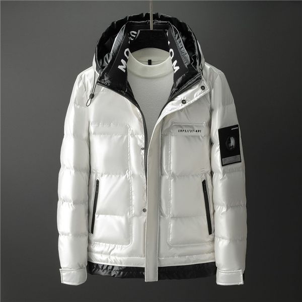 new men's winter down jacket high-quality fashion brand personality european and american bright face down jacket hooded coat fashion d, Black
new men's winter down jacket high-quality fashion brand personality european and american bright face down jacket hooded coat fashion d, Black