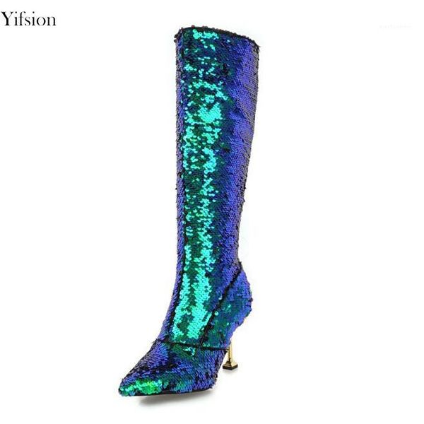 olomm new women knee high winter boots thin high heel boots stylish pointed toe gorgeous prom shoes women us size 3-10.51, Black
olomm new women knee high winter boots thin high heel boots stylish pointed toe gorgeous prom shoes women us size 3-10.51, Black