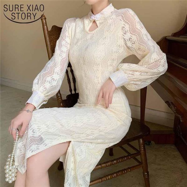 casual dresses elegant lace cheongsam split side dress high waist long for women 2021 winter slim puff sleeve apricot ladies 12764, Black;gray
casual dresses elegant lace cheongsam split side dress high waist long for women 2021 winter slim puff sleeve apricot ladies 12764, Black;gray