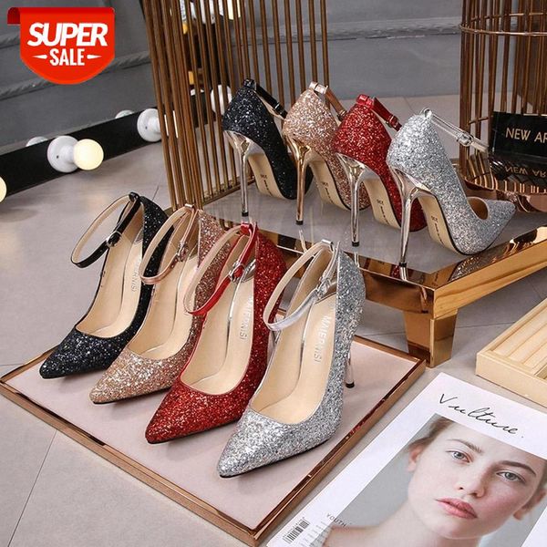 2020 new stiletto spring women pumps sequined cloth thin high heels 13cm pointed toe bling bridal wedding women party shoes #qg9x, Black 
2020 new stiletto spring women pumps sequined cloth thin high heels 13cm pointed toe bling bridal wedding women party shoes #qg9x, Black
