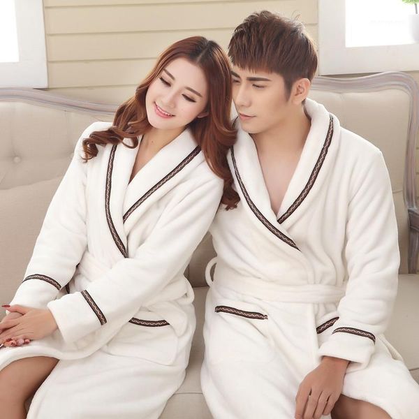 couple thicken coral fleece robe nightgown winter warm flannel sleepwear kimono bath gown casual soft nightwear home clothes1, Black;red
couple thicken coral fleece robe nightgown winter warm flannel sleepwear kimono bath gown casual soft nightwear home clothes1, Black;red