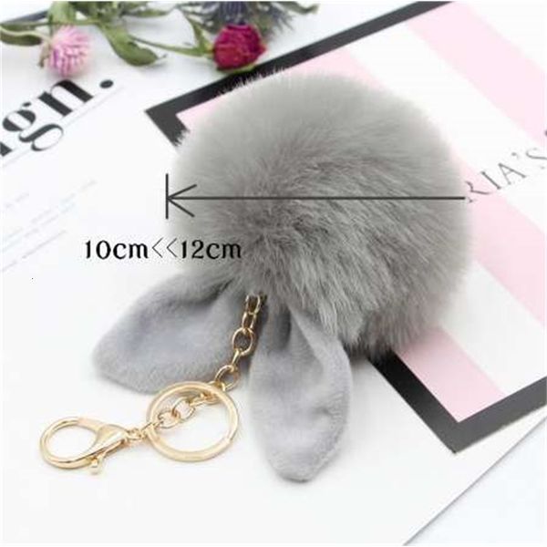 keychain zoeber pom cute bag charms bunny jewelry rabbit fur ball key chain porte clef pompom de fourrure pompon women, Silver
keychain zoeber pom cute bag charms bunny jewelry rabbit fur ball key chain porte clef pompom de fourrure pompon women, Silver