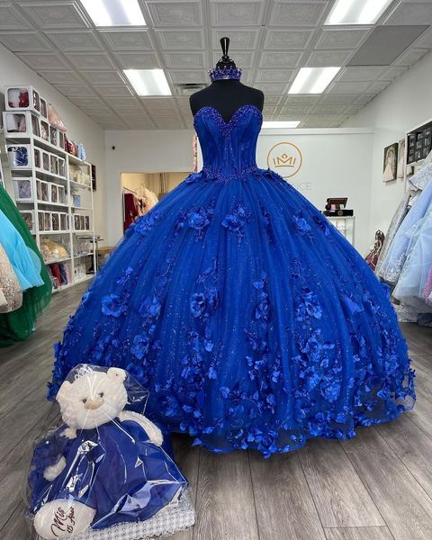 2022 gorgeous royal blue 3d floral flowers mexican quinceanera dresses sweetheart ball gown lace peals crystal corset sweet 15 charro prom e, Blue;red
2022 gorgeous royal blue 3d floral flowers mexican quinceanera dresses sweetheart ball gown lace peals crystal corset sweet 15 charro prom e, Blue;red