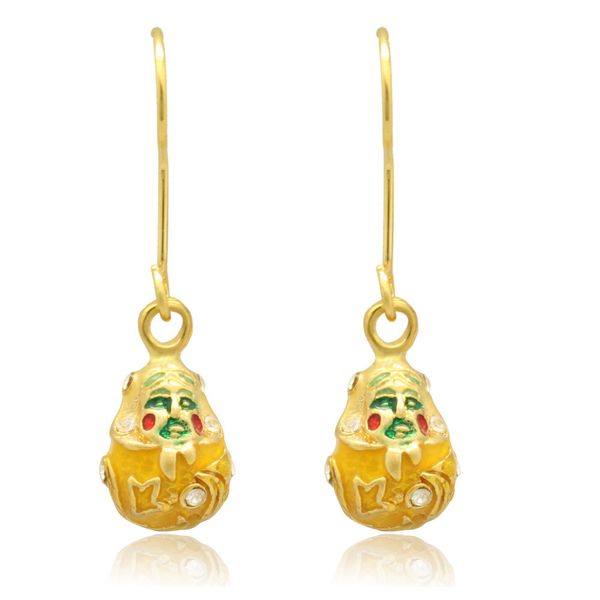 crazy for colours stylish woman fashion jewelry lady faberge egg drop earrings hand enameled with high quality, Golden
crazy for colours stylish woman fashion jewelry lady faberge egg drop earrings hand enameled with high quality, Golden