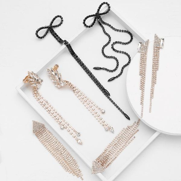 pauli manfi 2020 new design rhinestone long tassel drop earrings women big hanging dangle earrings bride wedding party jewelry, Silver
pauli manfi 2020 new design rhinestone long tassel drop earrings women big hanging dangle earrings bride wedding party jewelry, Silver