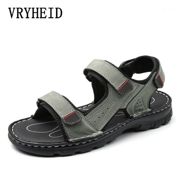 vryheid 2020 summer men sandals genuine leather soft light comfortable outdoor casual beach shoes non-slip shoe man1, Black
vryheid 2020 summer men sandals genuine leather soft light comfortable outdoor casual beach shoes non-slip shoe man1, Black