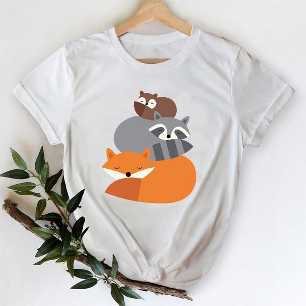 t-shirts women 2021 fox animal short sleeve 90s cartoon clothes printing graphic tshirt lady print female tee t-shirt, White
t-shirts women 2021 fox animal short sleeve 90s cartoon clothes printing graphic tshirt lady print female tee t-shirt, White