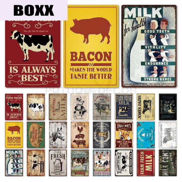 farm tin sign milk vintage metal sign plaque metal vintage farmhouse wall decor cow pig retro metal signs(20x30cm
farm tin sign milk vintage metal sign plaque metal vintage farmhouse wall decor cow pig retro metal signs(20x30cm