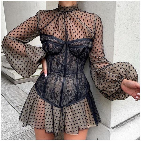 мода дамы топ без бретелек видят сквозь тощий бак верхняя кружева ploca dot print черная белая партия clubwear slim fit tank tange, White
мода дамы топ без бретелек видят сквозь тощий бак верхняя кружева ploca dot print черная белая партия clubwear slim fit tank tange, White