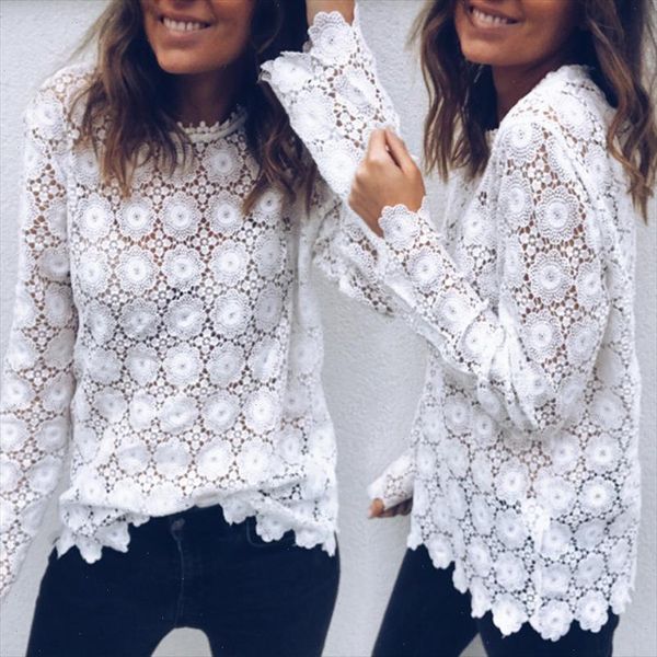 summer loose casual chiffon lace shirts women white blouse floral embroider dames holiday wear
summer loose casual chiffon lace shirts women white blouse floral embroider dames holiday wear