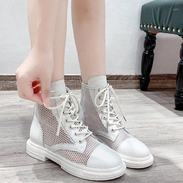 fashion new hollow ankle boots women comfortable breathable mesh platform boots lace-up round toe leisure shoes woman1, Black
fashion new hollow ankle boots women comfortable breathable mesh platform boots lace-up round toe leisure shoes woman1, Black