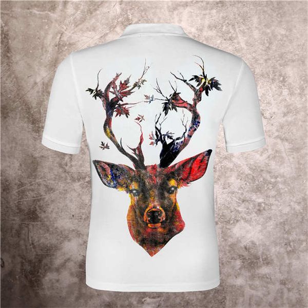 pp skull head fashion t-shirt new leisure short creative men's auspicious deer head large pattern printing and drilling cotton short sl, White;black
pp skull head fashion t-shirt new leisure short creative men's auspicious deer head large pattern printing and drilling cotton short sl, White;black