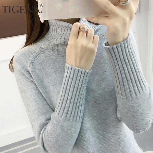 tigena women turtleneck winter thick warm knitted pullover sweater women jumper long sleeve knitwear clothes female pink 201023, White;black
tigena women turtleneck winter thick warm knitted pullover sweater women jumper long sleeve knitwear clothes female pink 201023, White;black