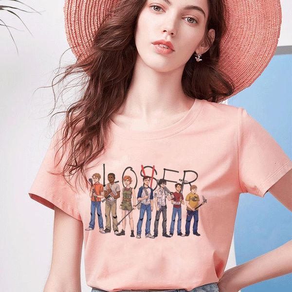 movie it losers club t shirt women lovers print casual short sleeve loser lover it inspired vogue t-shirt harajuku pink, White
movie it losers club t shirt women lovers print casual short sleeve loser lover it inspired vogue t-shirt harajuku pink, White