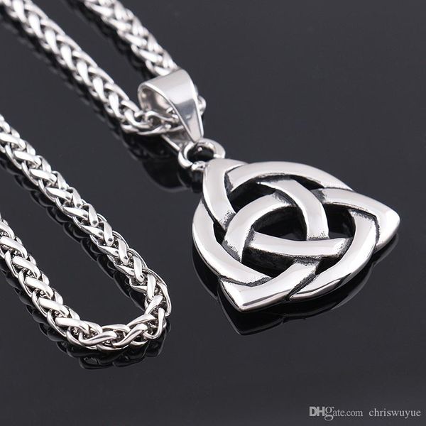 custom pendants necklaces 316l stainless steel celtic knot irish lucky love pendant chain women's jewerly, unisex, chain 50 cm mp598, Silver
custom pendants necklaces 316l stainless steel celtic knot irish lucky love pendant chain women's jewerly, unisex, chain 50 cm mp598, Silver