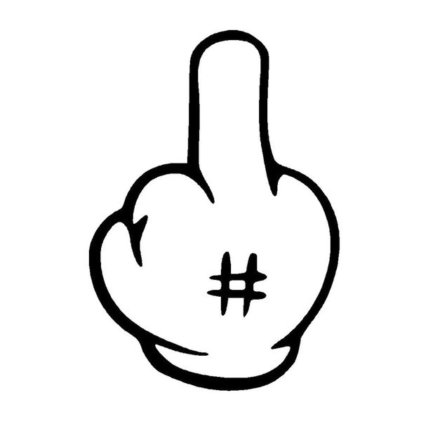 9.3x13.4cm middle finger...unique fun vinyl graphic decal car window sticker car-styling s8-0667
9.3x13.4cm middle finger...unique fun vinyl graphic decal car window sticker car-styling s8-0667