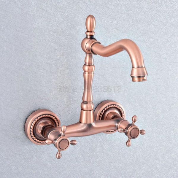 bathroom sink faucets antique red copper brass double cross handles swivel spout kitchen tub faucet mixer water taps tsf8571
bathroom sink faucets antique red copper brass double cross handles swivel spout kitchen tub faucet mixer water taps tsf8571
