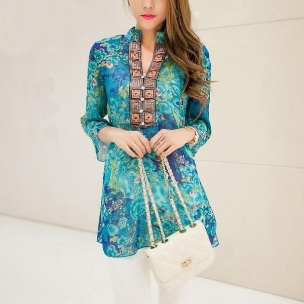 embroidery long shirt blouse dress ladies cute shirts bohemian summer women blouses pluse blusas 5xl, White 
embroidery long shirt blouse dress ladies cute shirts bohemian summer women blouses pluse blusas 5xl, White