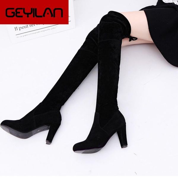 boots over the knee women faux suede thigh high platform stretch slim ladies women's winter botas feminina 2021, Black
boots over the knee women faux suede thigh high platform stretch slim ladies women's winter botas feminina 2021, Black