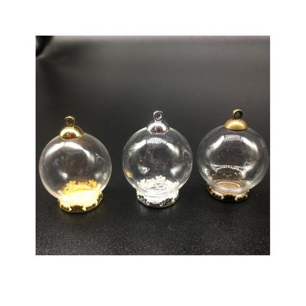 3sets 25*15mm transparent glass globes bubble metal flower base tray jewelry finding cap necklace vial pendant wishing bbylhs, Black
3sets 25*15mm transparent glass globes bubble metal flower base tray jewelry finding cap necklace vial pendant wishing bbylhs, Black
