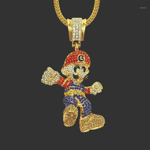 hip hop jewelry women men fashion mario cartoon big necklaces & pendants personalized long chain gold alloy metal necklace gift1, Silver
hip hop jewelry women men fashion mario cartoon big necklaces & pendants personalized long chain gold alloy metal necklace gift1, Silver