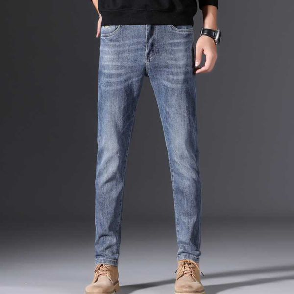 men's jeans fashion autumn and winter men plus velvet warm trousers trend casual stretch all-match pants, Blue
men's jeans fashion autumn and winter men plus velvet warm trousers trend casual stretch all-match pants, Blue