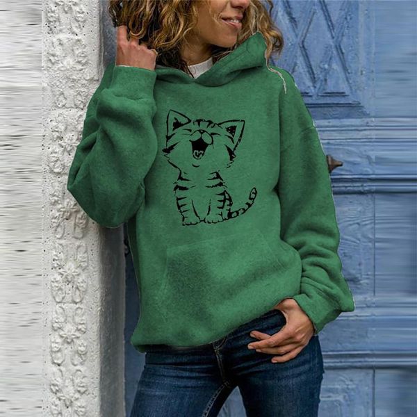 harajuku women hoodie a singing cat print hooded overcoat casual thick winter cartoon coat pullovers oversized hoodie ropa mujer, Black
harajuku women hoodie a singing cat print hooded overcoat casual thick winter cartoon coat pullovers oversized hoodie ropa mujer, Black