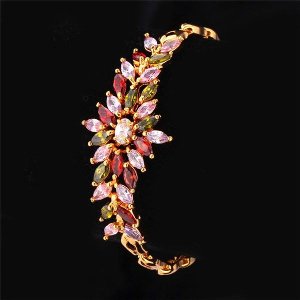 charm bracelet women party jewelry yellow gold color + mystic luxury cubic zircon bracelet trendy h460, Golden;silver
charm bracelet women party jewelry yellow gold color + mystic luxury cubic zircon bracelet trendy h460, Golden;silver