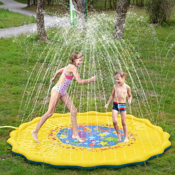 inflatable 170cm kids sprinkler play outdoor pads fun spray mat splash water mats toddler baby swimming pool dhl free
inflatable 170cm kids sprinkler play outdoor pads fun spray mat splash water mats toddler baby swimming pool dhl free