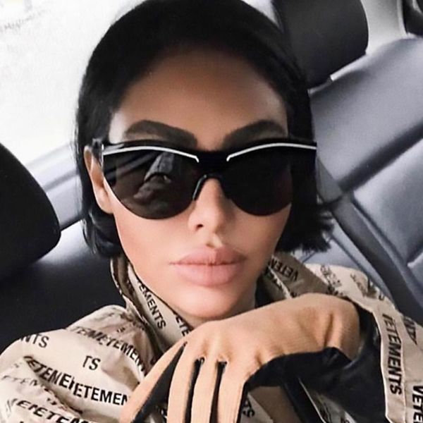 sunglasses 2021 designer womens black cat eye retro oversized one pieces lens sun glasses white line lady shades okulary, White;black
sunglasses 2021 designer womens black cat eye retro oversized one pieces lens sun glasses white line lady shades okulary, White;black