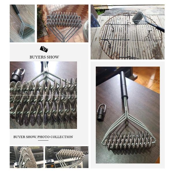 барбекю grill bbq brush чистый инструмент из нержавеющей стали проволоченные щетины для чистки nonty cleaning с ручкой прочный приготовление
барбекю grill bbq brush чистый инструмент из нержавеющей стали проволоченные щетины для чистки nonty cleaning с ручкой прочный приготовление