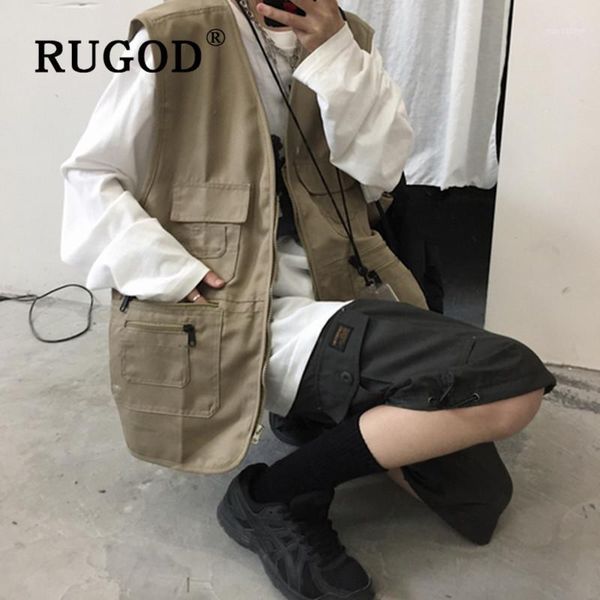rugod new autumn women cool couple coat v-neck sleeveless loose slim zipper cardigan coat safari style fashion pocket vest1, Black;white
rugod new autumn women cool couple coat v-neck sleeveless loose slim zipper cardigan coat safari style fashion pocket vest1, Black;white