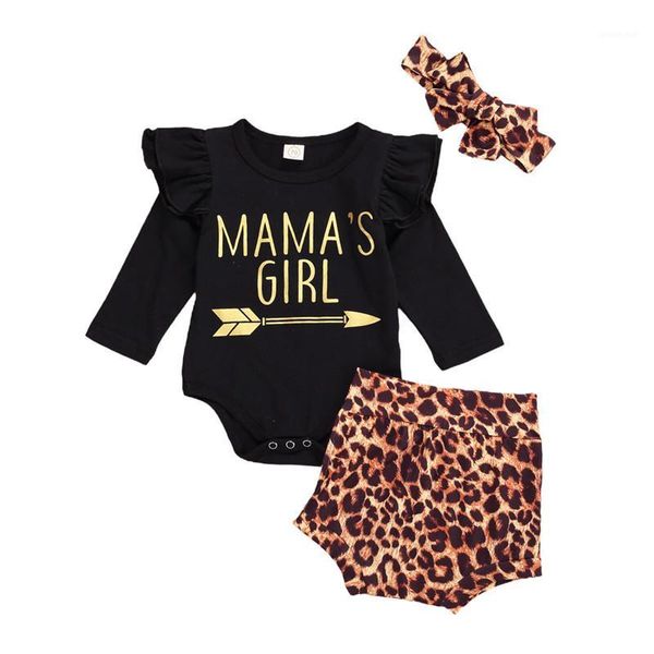 3 pcs newborn casual outfits infant kids long sleeve round neck letter black romper leopard shorts bow headband sets1, White
3 pcs newborn casual outfits infant kids long sleeve round neck letter black romper leopard shorts bow headband sets1, White