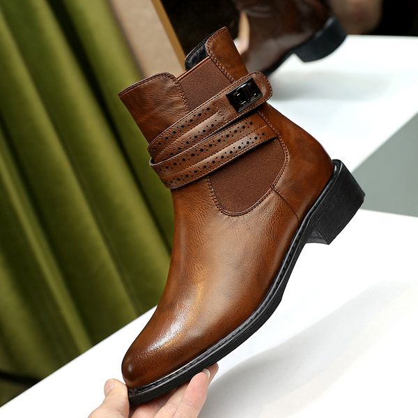 2021 new ankle square heel casual round toe short boots pu leather buckle autumn winter women shoes big size 34-43 1ku9, Black
2021 new ankle square heel casual round toe short boots pu leather buckle autumn winter women shoes big size 34-43 1ku9, Black