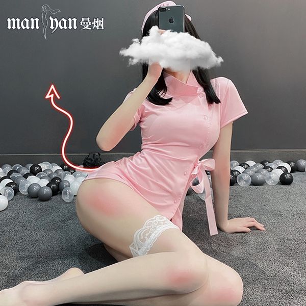 underwear sao pajamas nurse uniform temptation tease bed without taking off nightdress female passion suit super coquettish, Red;black
underwear sao pajamas nurse uniform temptation tease bed without taking off nightdress female passion suit super coquettish, Red;black