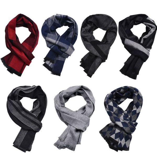 scarves 2 pcs warm winter scarf for men fashion plaid cashmere-like male thick neck bandana long size 180*30cm, Blue;gray
scarves 2 pcs warm winter scarf for men fashion plaid cashmere-like male thick neck bandana long size 180*30cm, Blue;gray