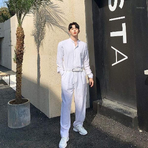 homens verão algodão linho solto branco macacões masculino manga longa camisa macacão pant streetwear palco mostrar calças1, Black
homens verão algodão linho solto branco macacões masculino manga longa camisa macacão pant streetwear palco mostrar calças1, Black